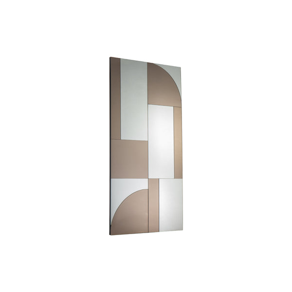 Liang & Eimil Cubist Grey & Bronze Rectangular Mirror