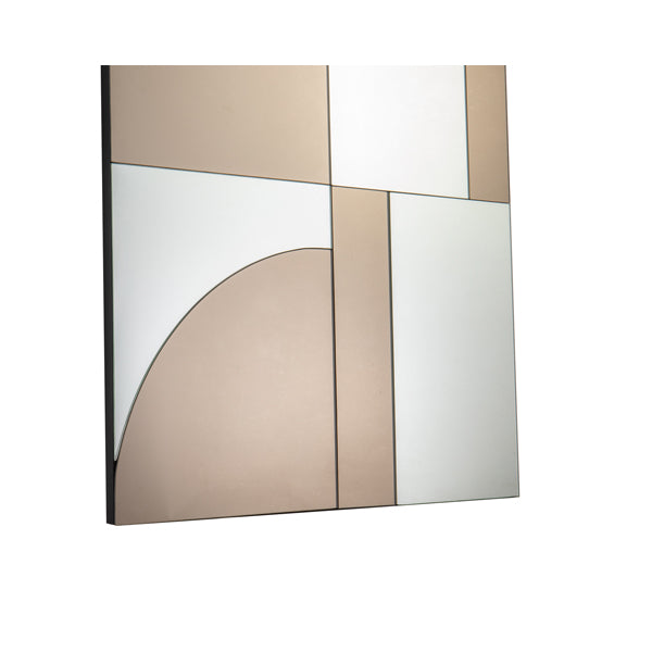 Liang & Eimil Cubist Grey & Bronze Rectangular Mirror