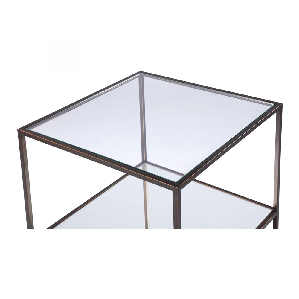 Liang & Eimil Oliver Side Table Antique Bronze Finish