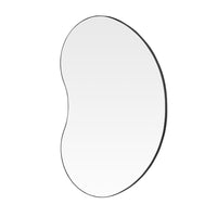 Olivia's Oman Pebble Wall Mirror in Black