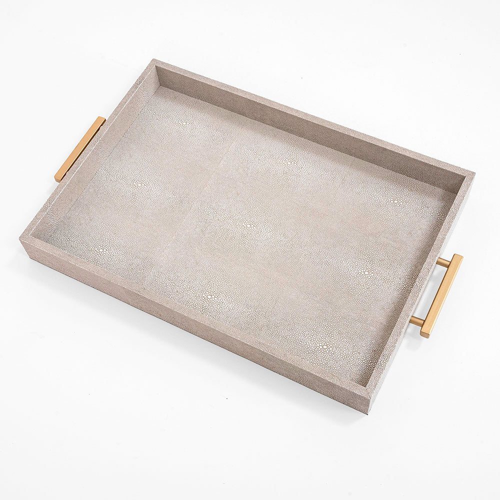 AndrewMartin Porto Decorative Tray - Cream