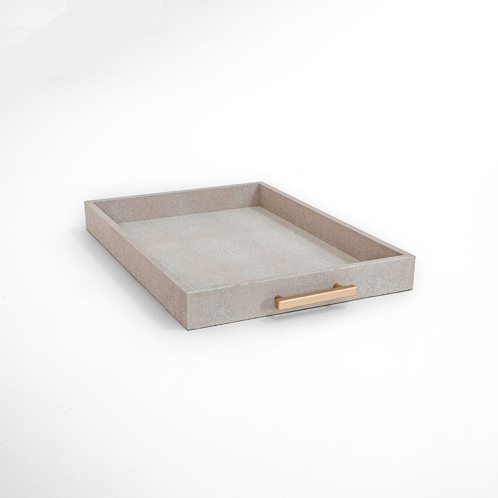 AndrewMartin Porto Decorative Tray - Cream