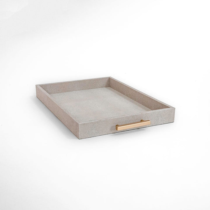 AndrewMartin Porto Decorative Tray - Cream