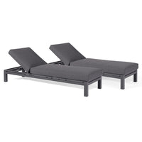 Maze Oslo Sunlounger in Grey