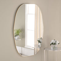 Olivia's Oakland Hexagonal Wall Mirror in Gold