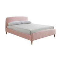 Olivia's Oscar Fabric Bed in Blush Pink