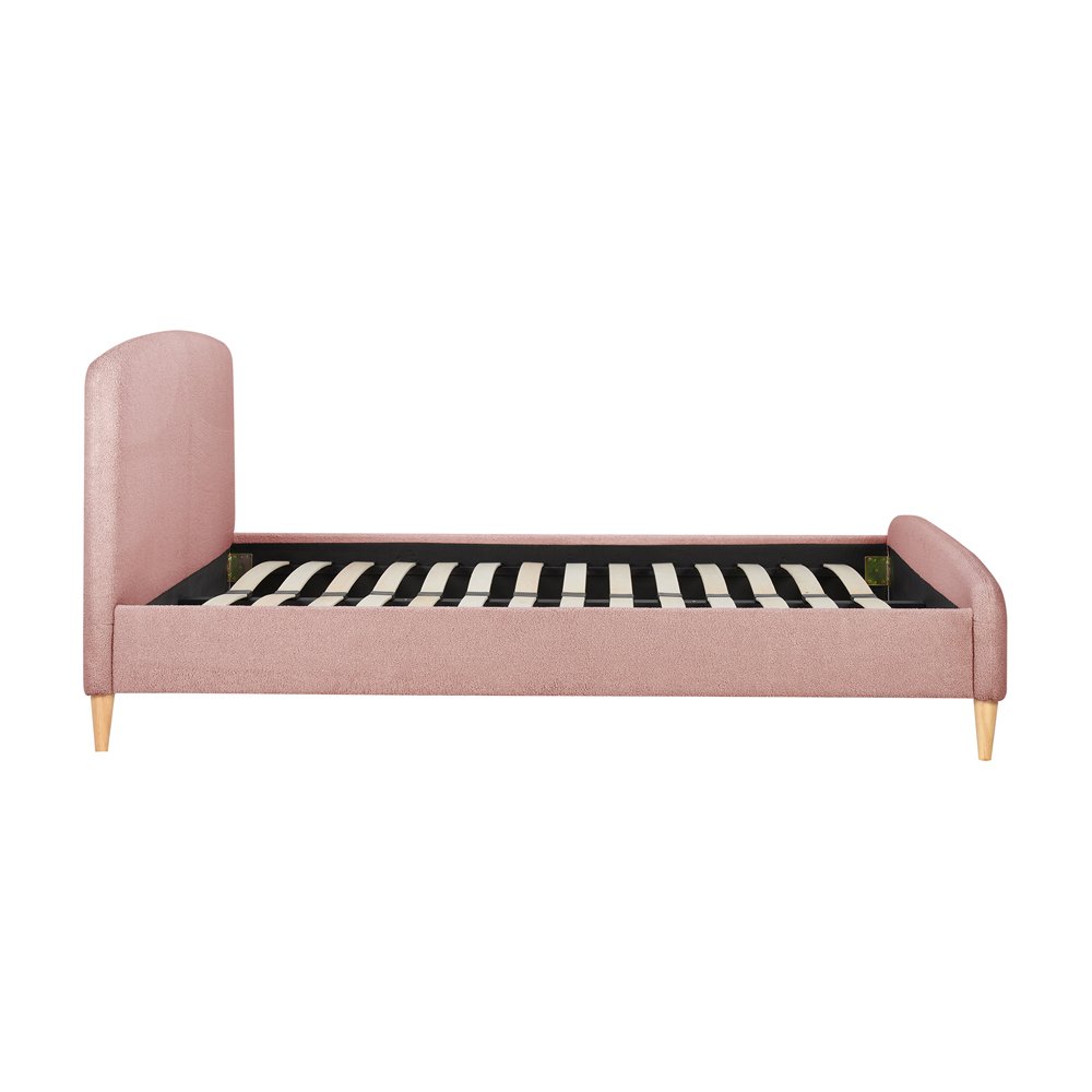 Olivia's Oscar Fabric Bed in Blush Pink