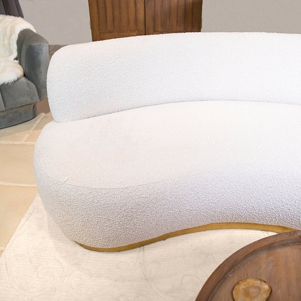 Sasha 3 Seater Sofa Right - Boucle Sand LiangAndEimil 10