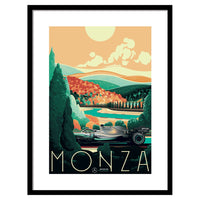 The Art Group Zoom F1 Monza Pre Framed