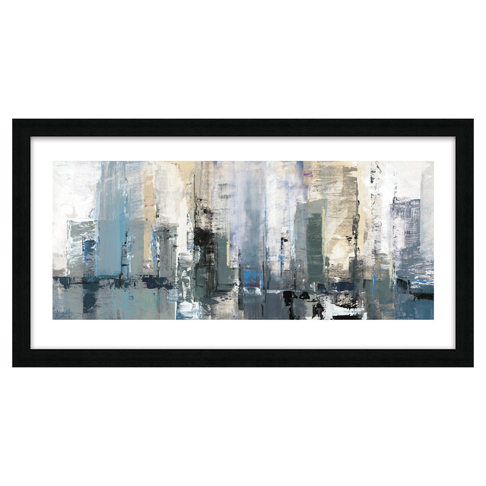 The Art Group Joanne Last Winter Metropolis Pre Framed - 50 x 100cm