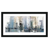 The Art Group Joanne Last Winter Metropolis Pre Framed - 50 x 100cm