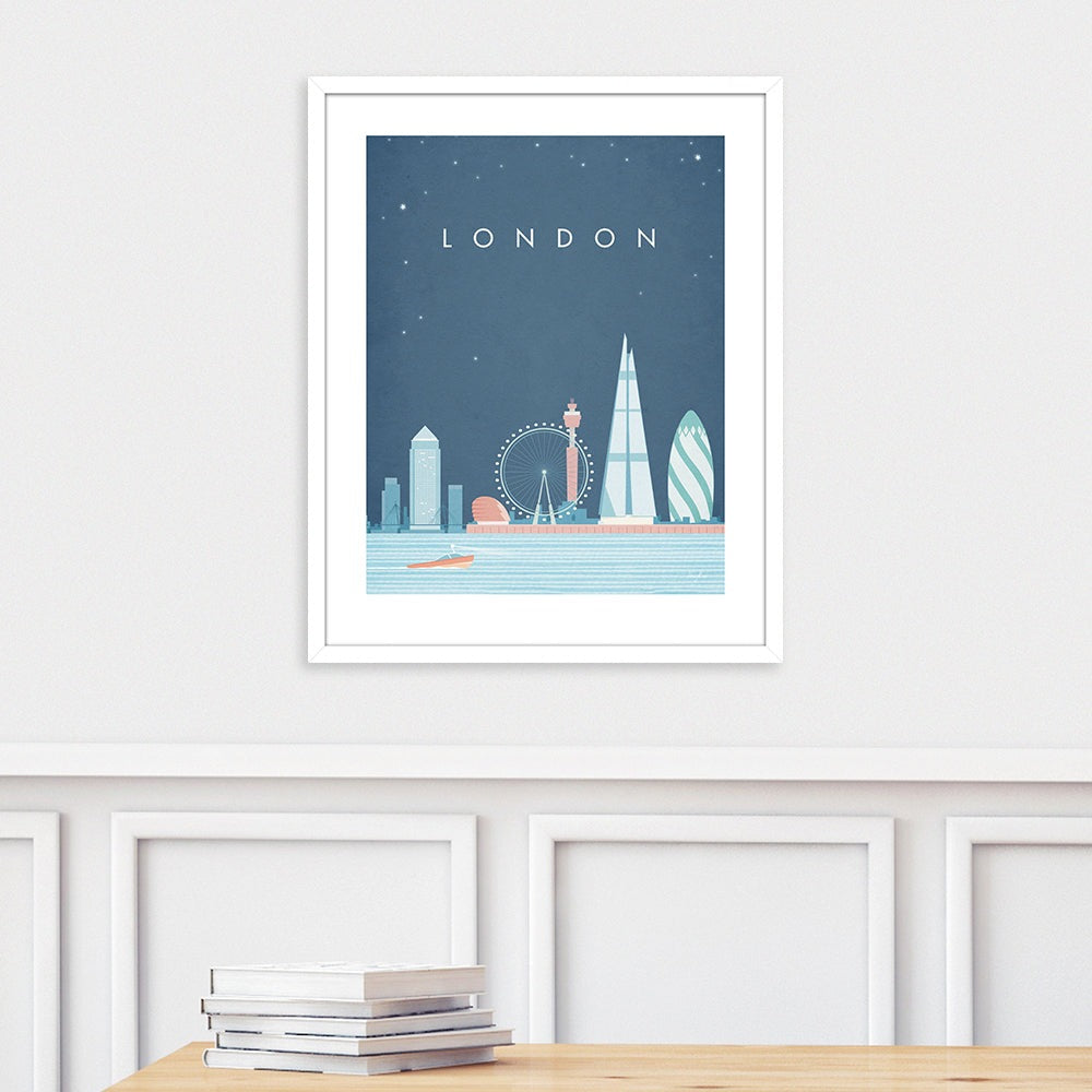 The Art Group Henry Rivers London Framed Art - 40x50cm