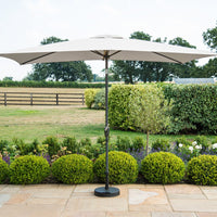 Maze Parasol Rectangular Parasol in Grey