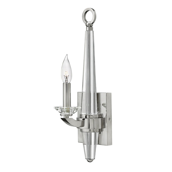 Quintessentiale Ascher Polished Nickel 1 Wall Light
