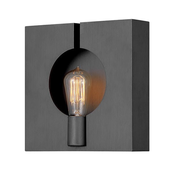  Quintessentiale-Quintessentiale Ludlow Brushed Graphite Wall Light-Black 781 