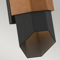 Quoizel Chasm LED Wall Lantern in Matt Black