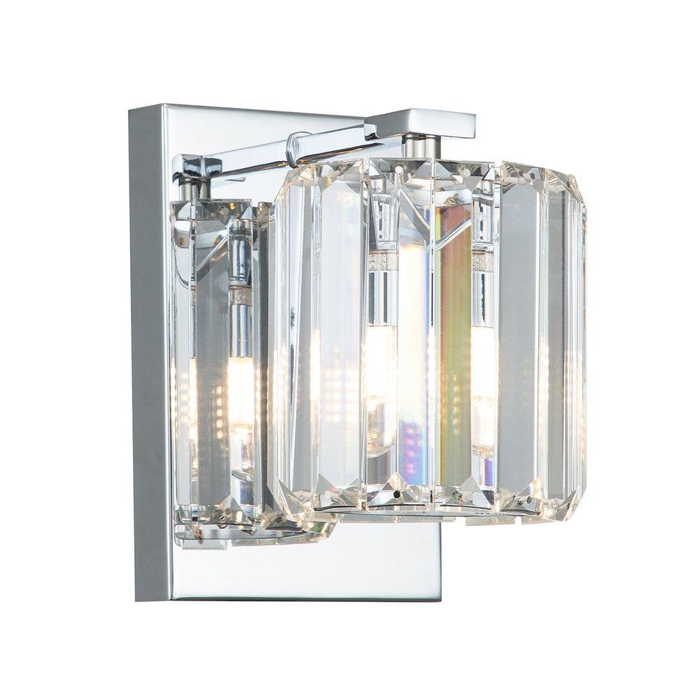 Quoizel Divine 1 Light Wall Light in Chrome