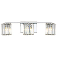 Quoizel Divine 3 Light Wall Light in Chrome