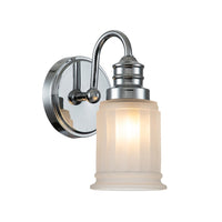 Quoizel Swell 1 Light Wall Light in Chrome