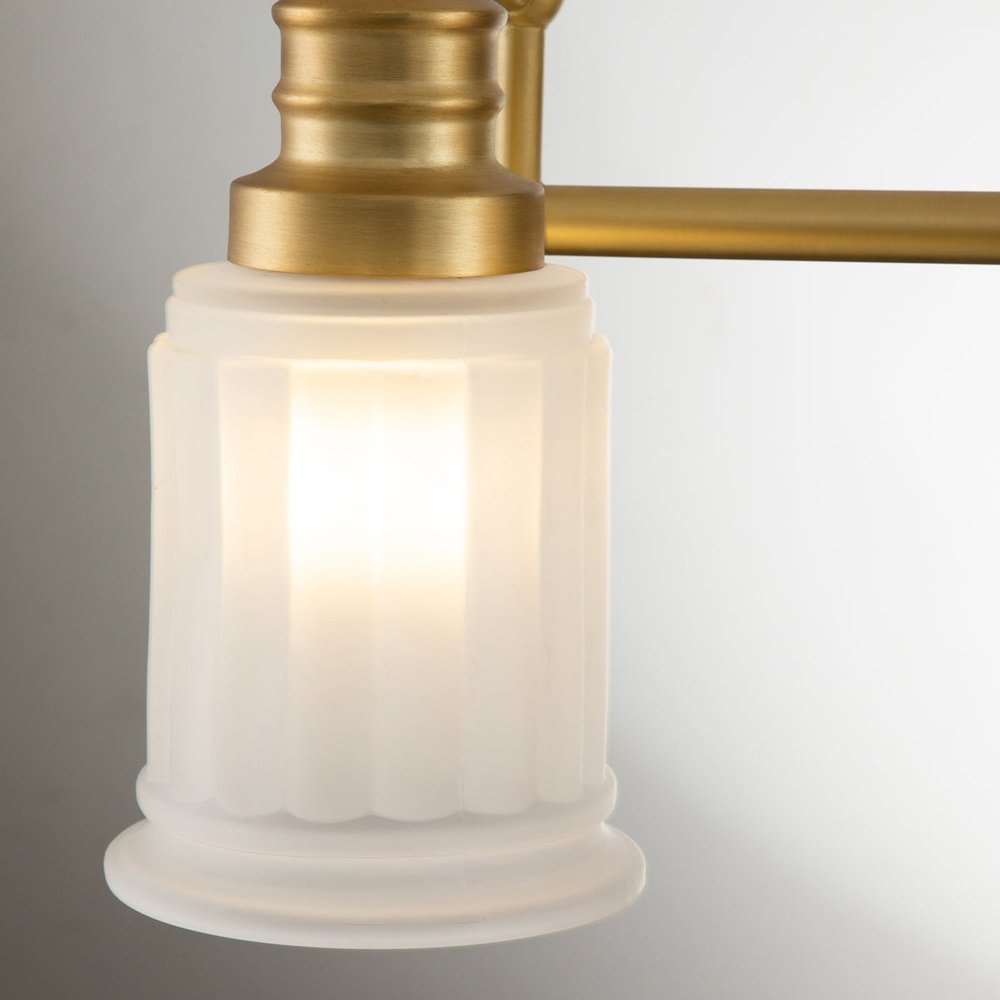 Quoizel Swell 3 Light Wall Light in Brass