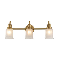 Quoizel Swell 3 Light Wall Light in Brass