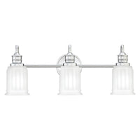 Quoizel Swell 3 Light Wall Light in Chrome