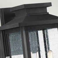 Quoizel Wakefield 3 Wall Lantern in Black