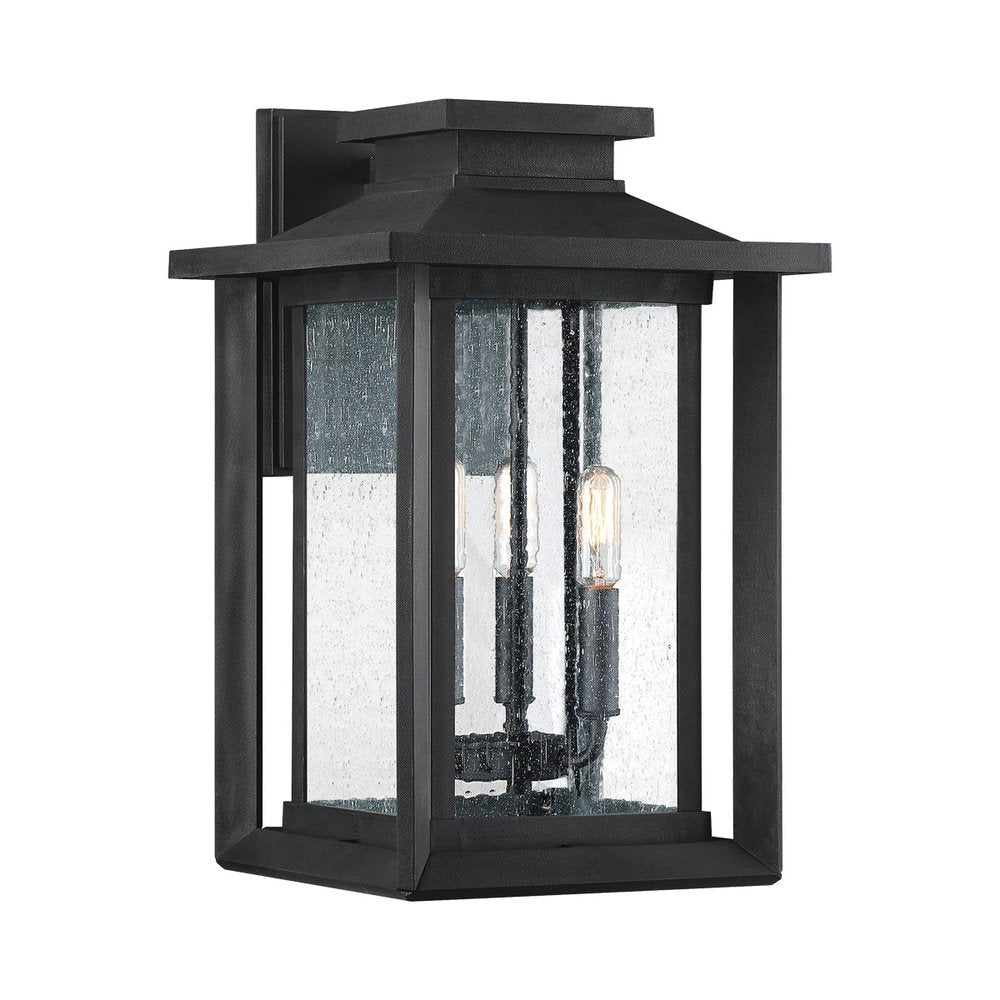 Quoizel Wakefield 3 Wall Lantern in Black