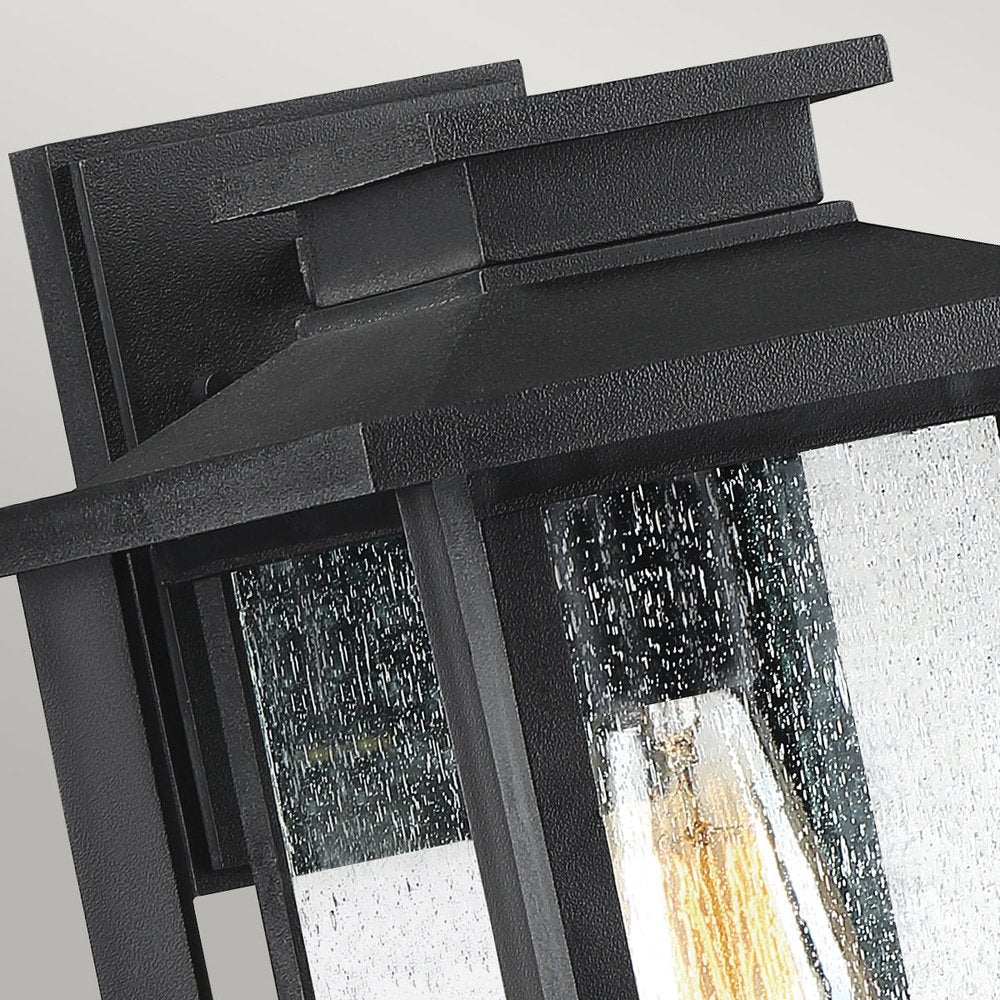 Quoizel Wakefield 1 Wall Lantern Light in Black