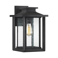 Quoizel Wakefield 1 Wall Lantern Light in Black