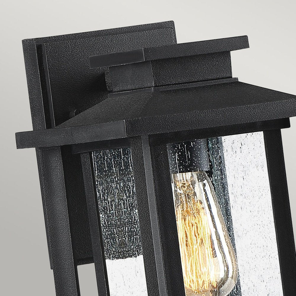 Quoizel Wakefield 1 Wall Lantern Light in Black