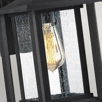 Quoizel Wakefield 1 Wall Lantern Light in Black