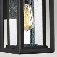 Quoizel Wakefield 1 Wall Lantern Light in Black