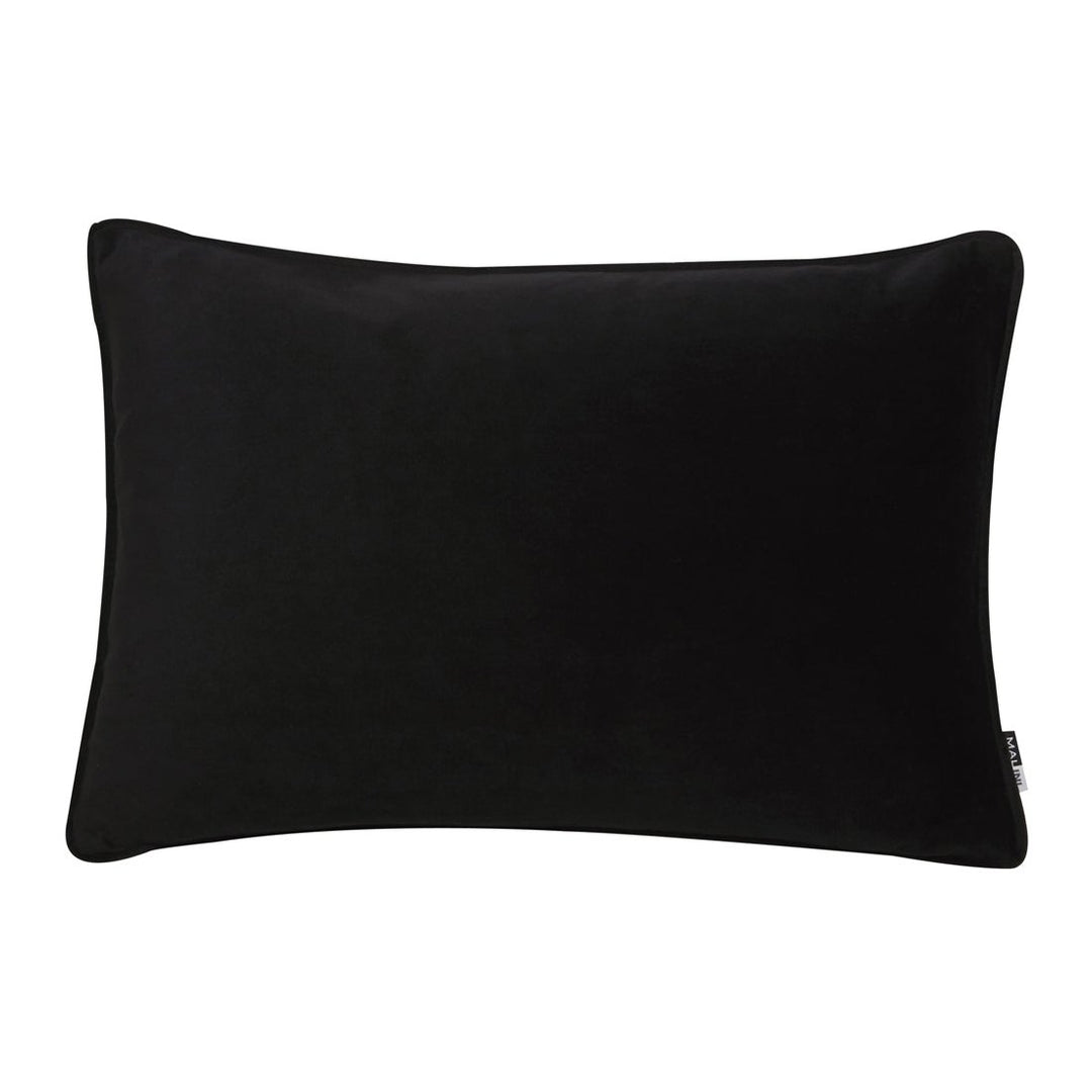 Luxe Rectangle Cushion - Black Malini 1