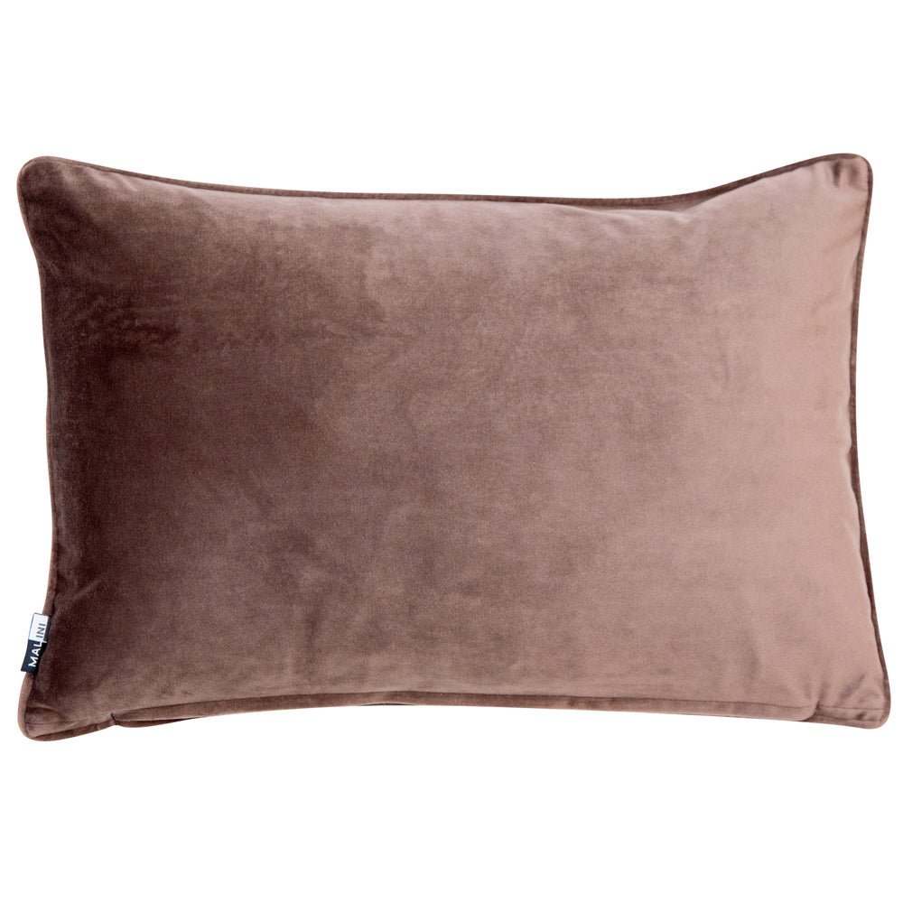Malini Luxe Rectangle Cushion Truffle