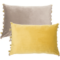 Malini Nappa Double Sided Cushion in Grey