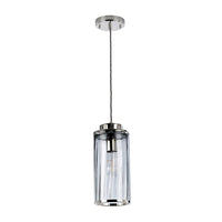 Elstead Lighting Reno 1 Light Pendant Light in Polished Nickel