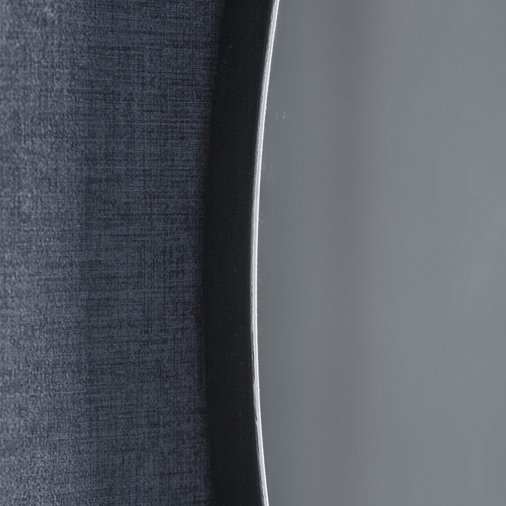 Cherington Round Wall Mirror 100cm - Black Steel Garden Trading 3