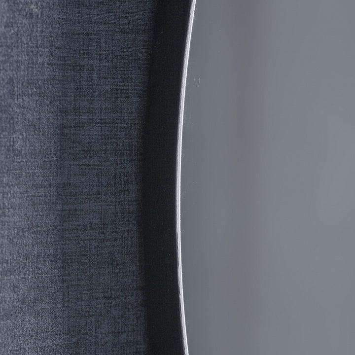 Cherington Round Wall Mirror 100cm - Black Steel Garden Trading 3