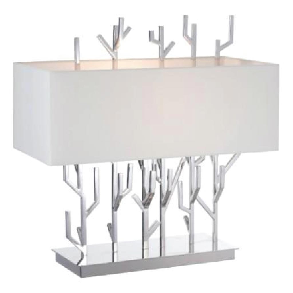 RV Astley Carrock Nickel Finish Table Lamp-RVAstley-Olivia's