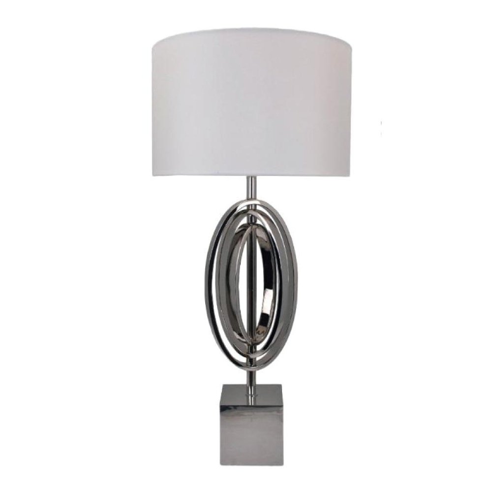 RV Astley Seraphina Nickel Table Lamp-RVAstley-Olivia's 
