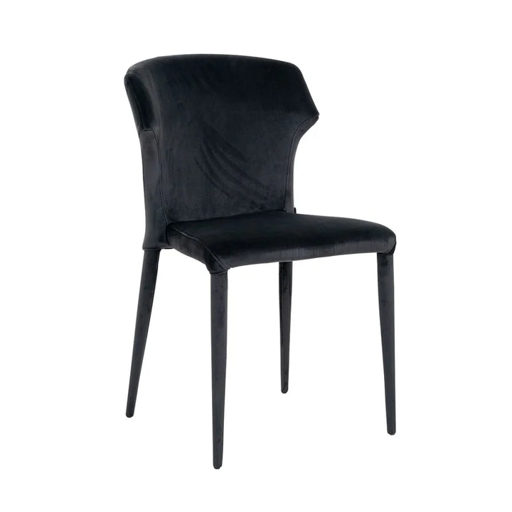 Piper Antraciet Chair in Velvet | Outlet Olivia's 1