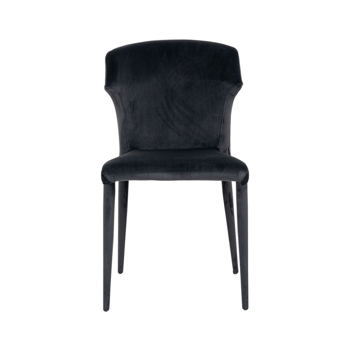 Piper Antraciet Chair in Velvet | Outlet Olivia's 3