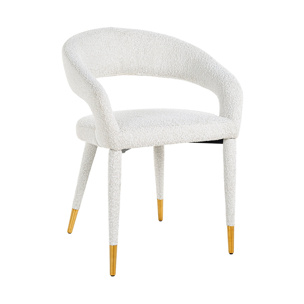 Gia Armchair White Bouclé | Outlet Olivia's 2