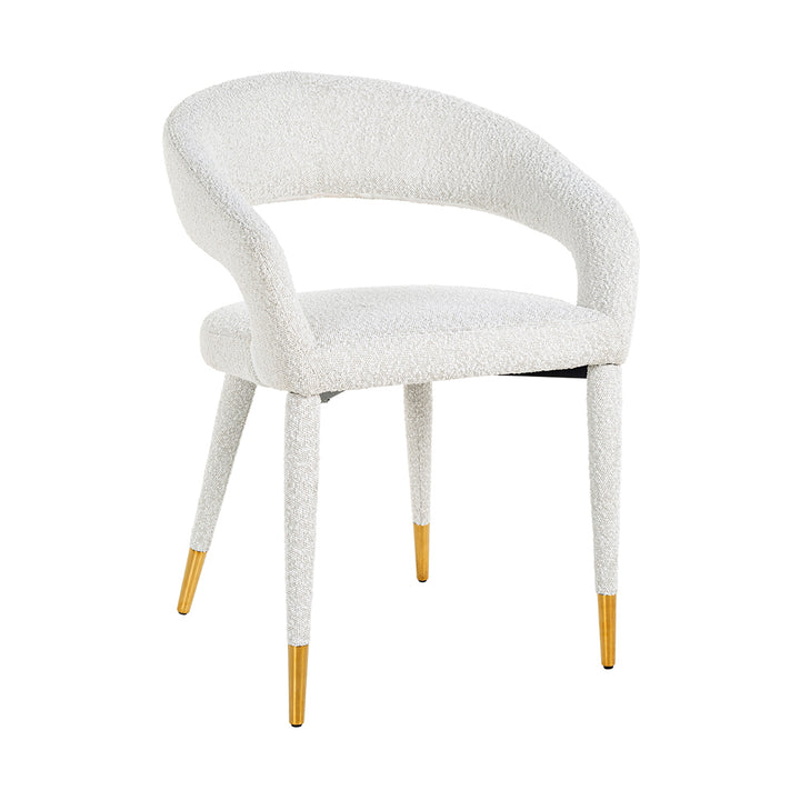 Gia Armchair White Bouclé | Outlet Olivia's 2