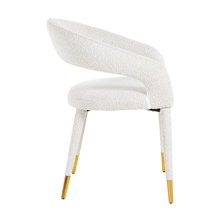 Gia Armchair White Bouclé | Outlet Olivia's 3