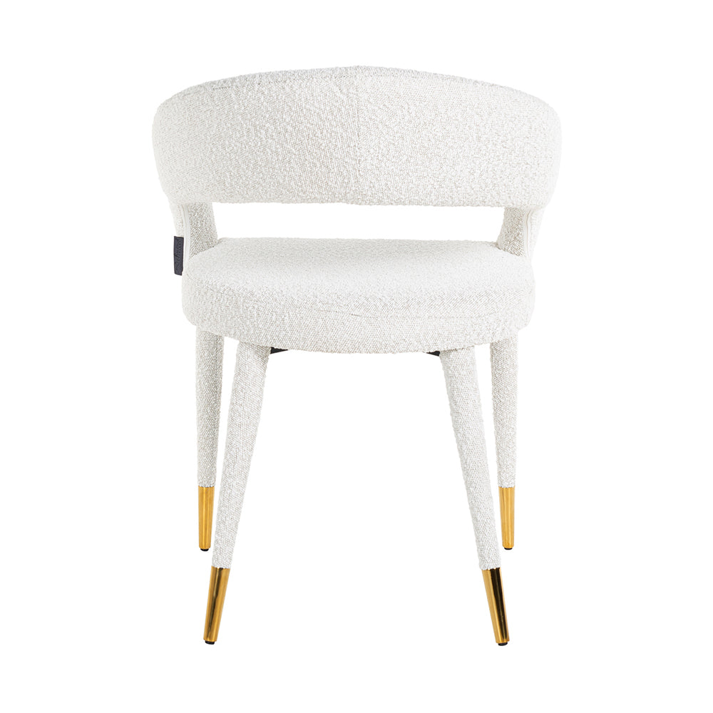 Richmond Gia Armchair White Bouclé