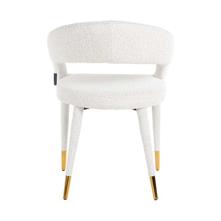 Gia Armchair White Bouclé | Outlet Olivia's 4
