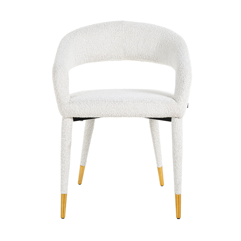 Richmond Gia Armchair White Bouclé