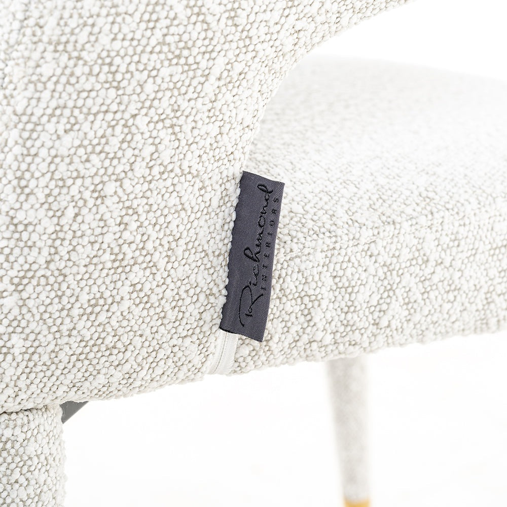 Gia Armchair White Bouclé | Outlet Olivia's 7